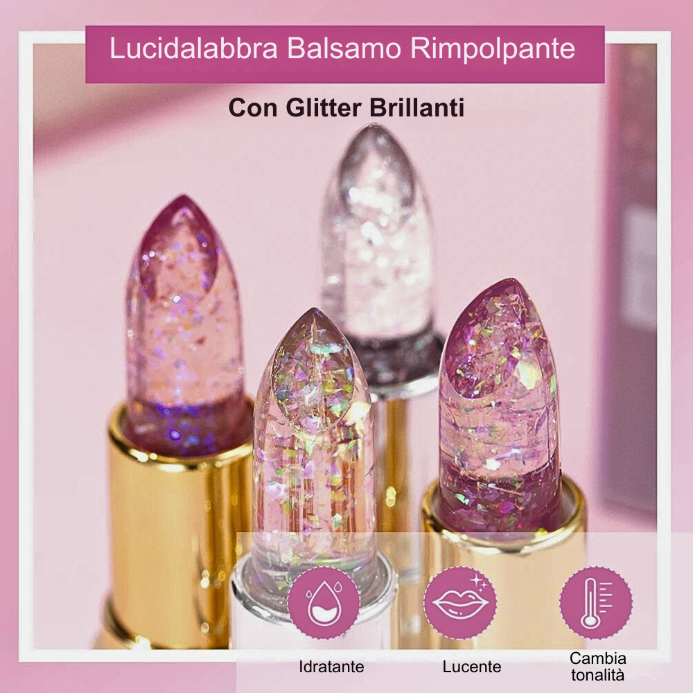 Rossetto Glitterato Magico! Il colore perfetto per Te, sempre diverso!