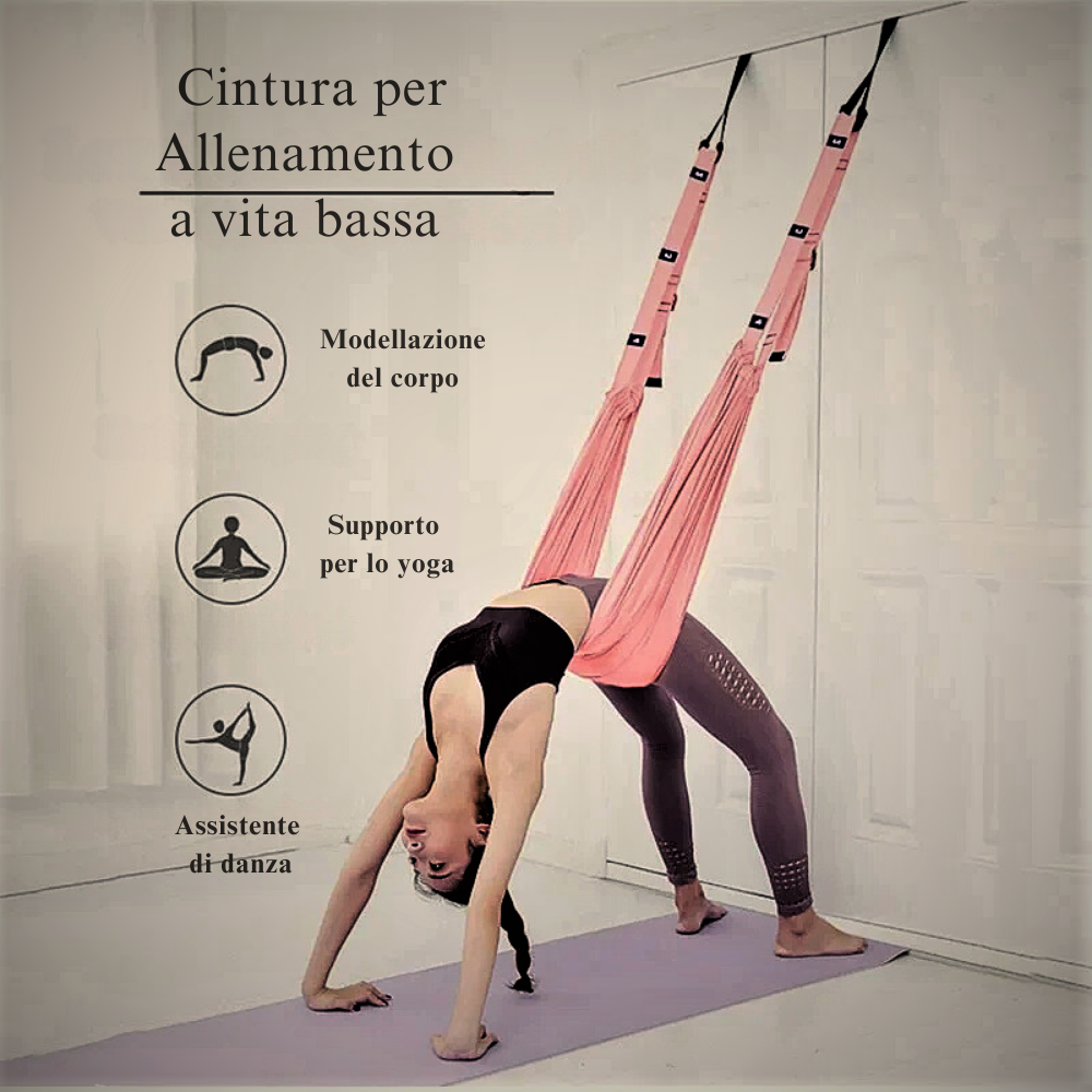 Correa elástica profesional para yoga, fitness y estiramientos
