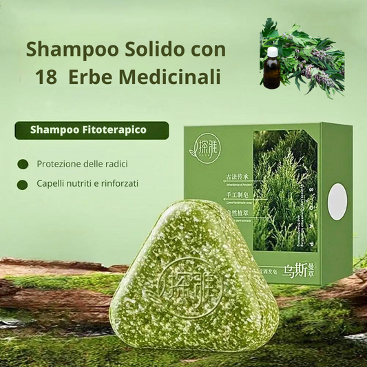 Shampoo Solido Fitoterapico alle 18 Erbe Medicinali