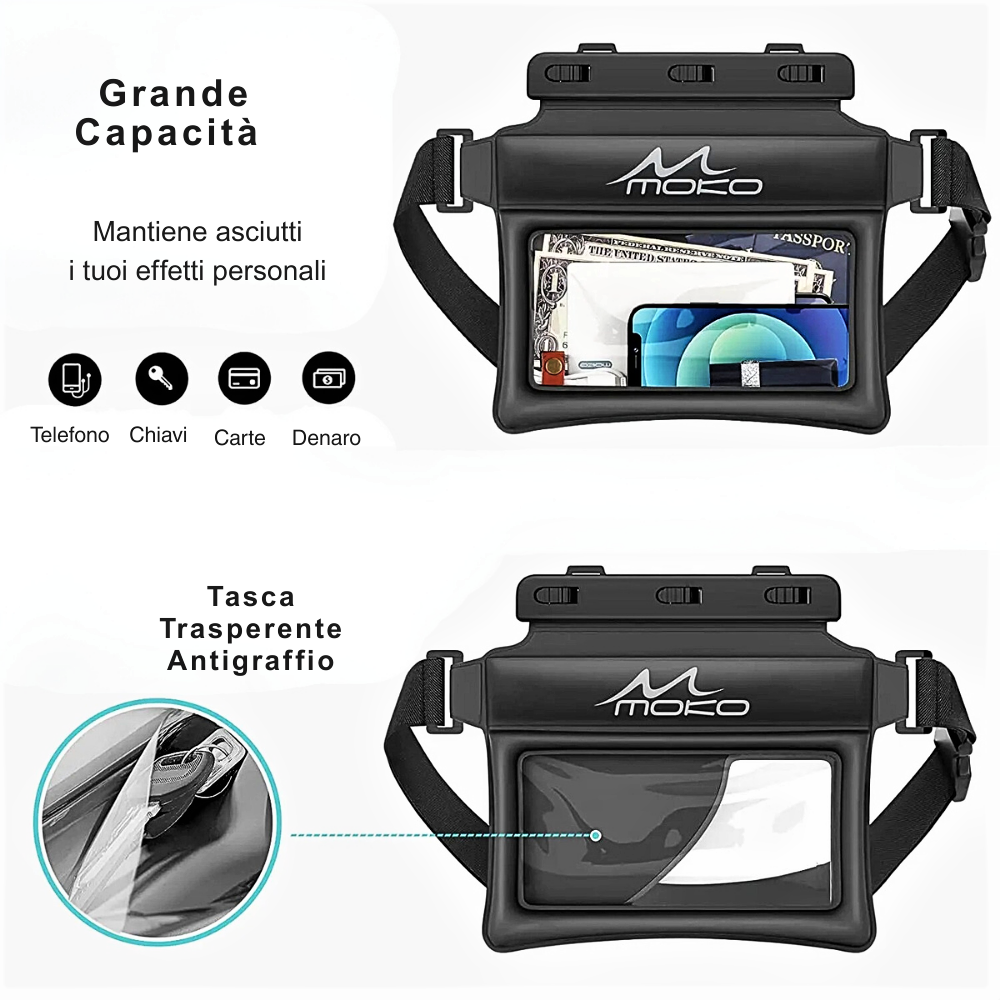 Borsa Sportiva Impermeabile fino a 30 mt