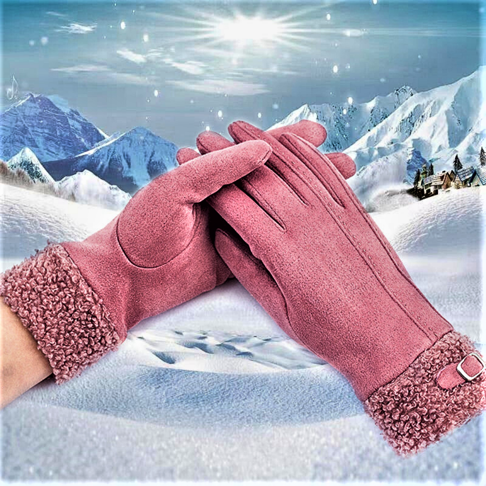 Guantes de terciopelo de ante: calidez y elegancia para el invierno