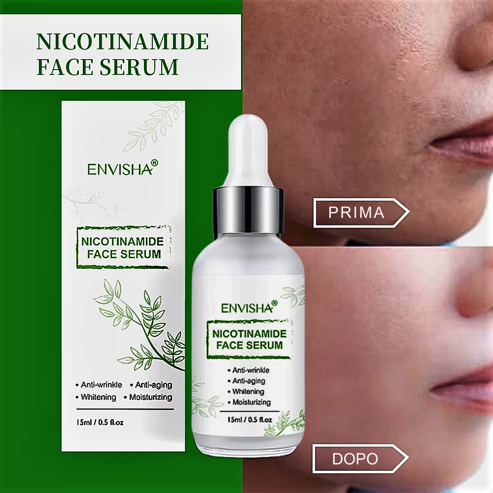 Suero antiedad con nicotinamida: luminosidad e hidratación profunda para una piel perfecta