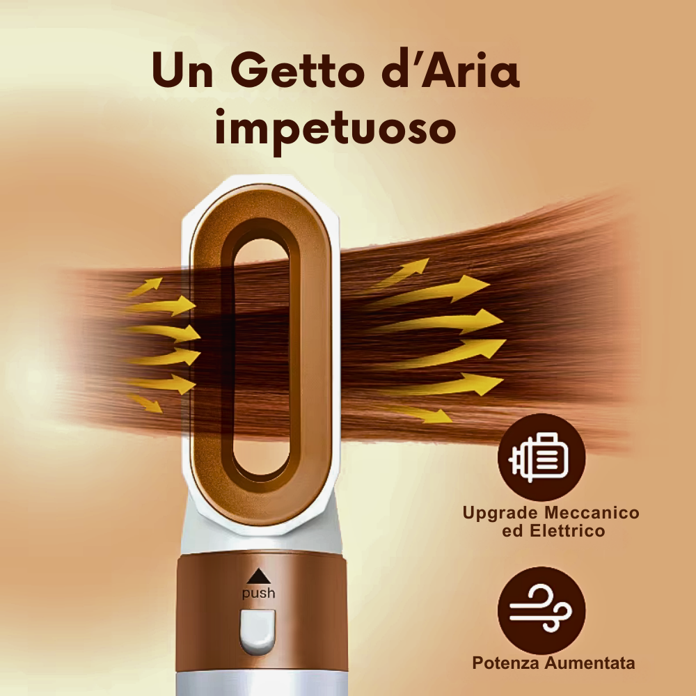 Dispositivo multifunción profesional para peluqueros: 5 funciones en 1 para un cabello perfecto