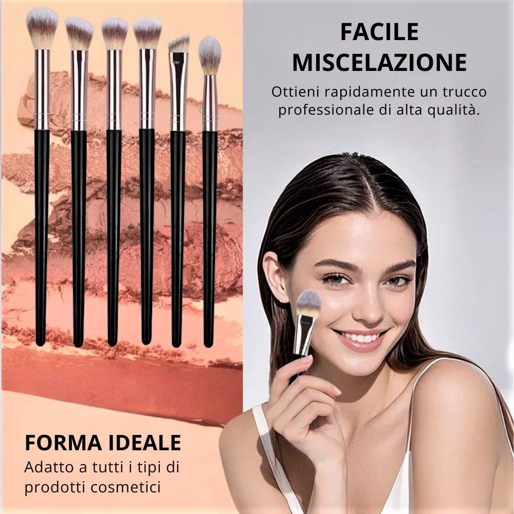 Set Professionale Completo di Pennelli per Make up con Accessori