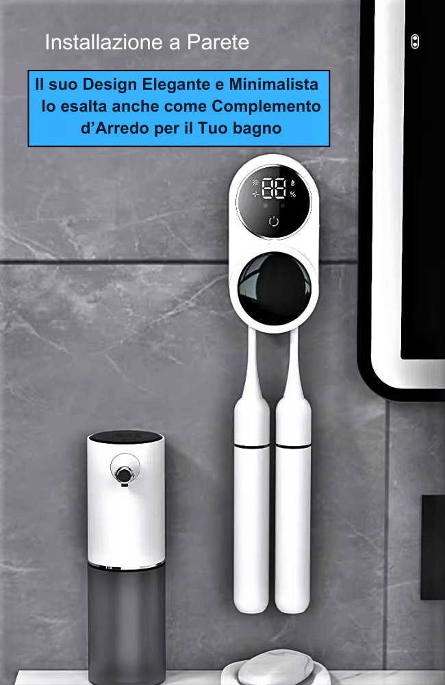 Mini Esterilizador Inteligente de Cepillos de Dientes: Alta Tecnología y Máxima Higiene
