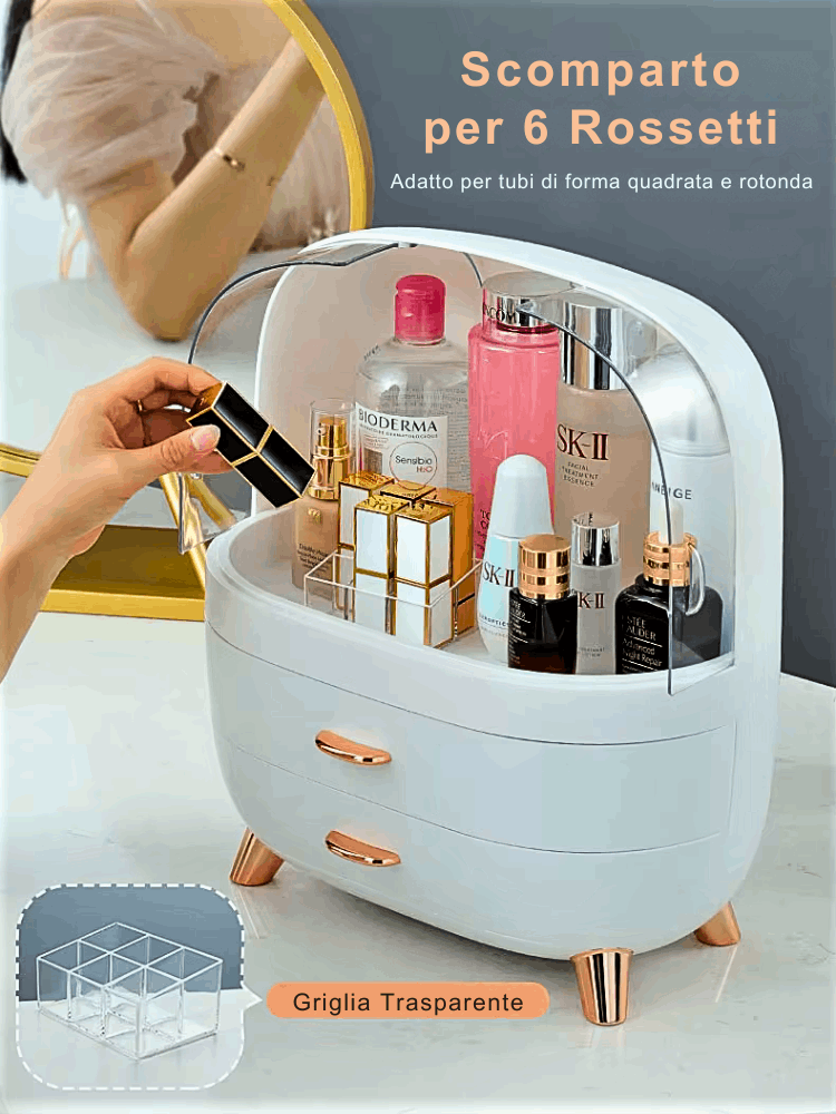 Organizer per Make-Up GlamLuxe: Eleganza e Funzionalità per la Tua Toilette