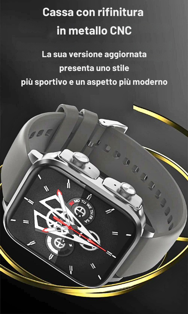 2 in 1 Smartwatch with Built-in TWS Earphones and Sports Features