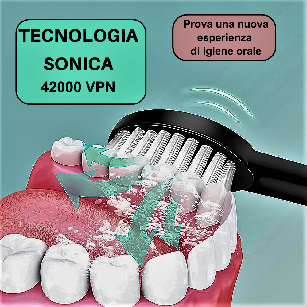 Cepillo de dientes eléctrico sónico ¡La solución innovadora para una sonrisa perfecta!