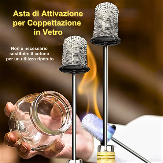 Strumento di Attivazione per Coppettazione in Vetro: La Soluzione Naturale contro la Cellulite