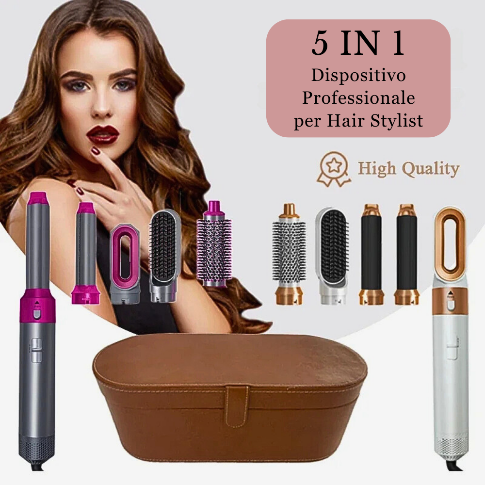 Dispositivo multifunción profesional para peluqueros: 5 funciones en 1 para un cabello perfecto