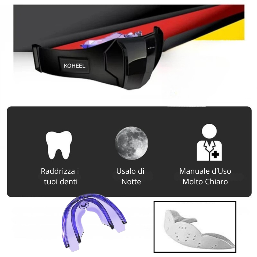 Dispositivo per Riallineamento e Raddrizzamento dell’arcata dentale