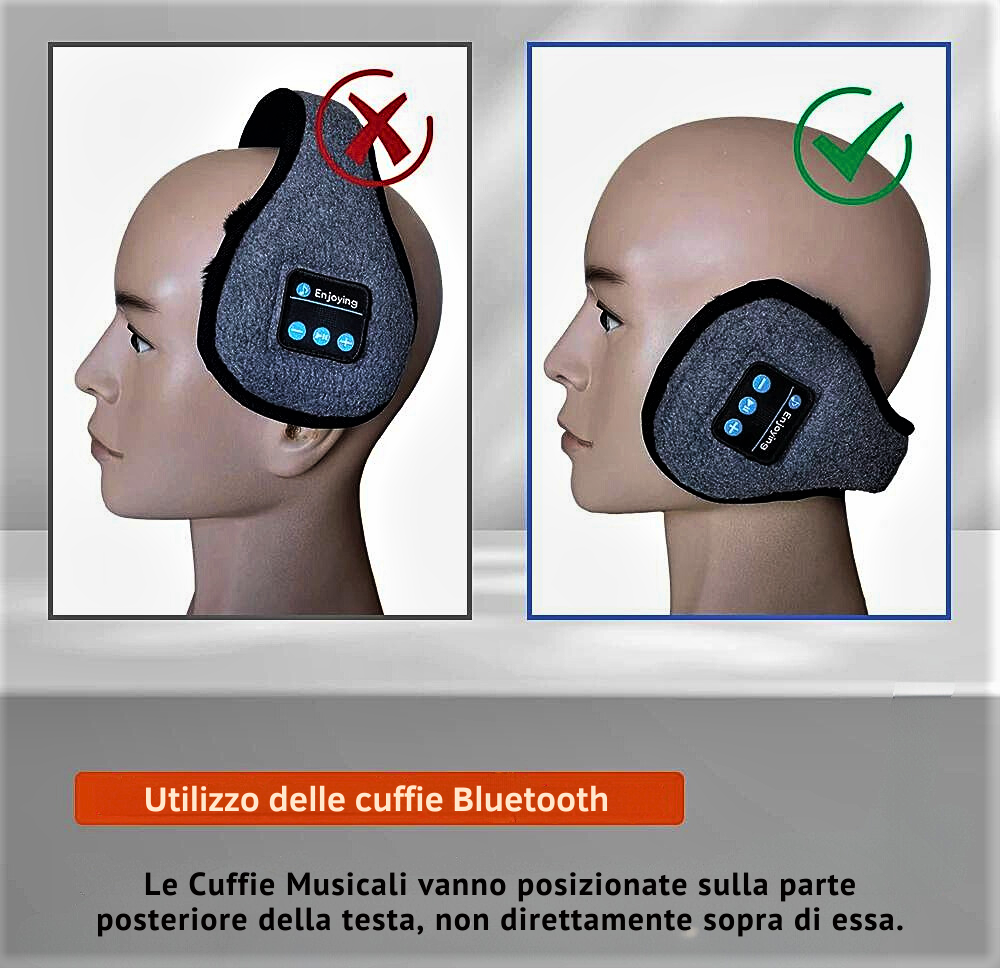 Banda para calentar los oídos con Bluetooth: ¡música y calidez para tu invierno!