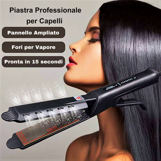 Piastra per Capelli con Vapore