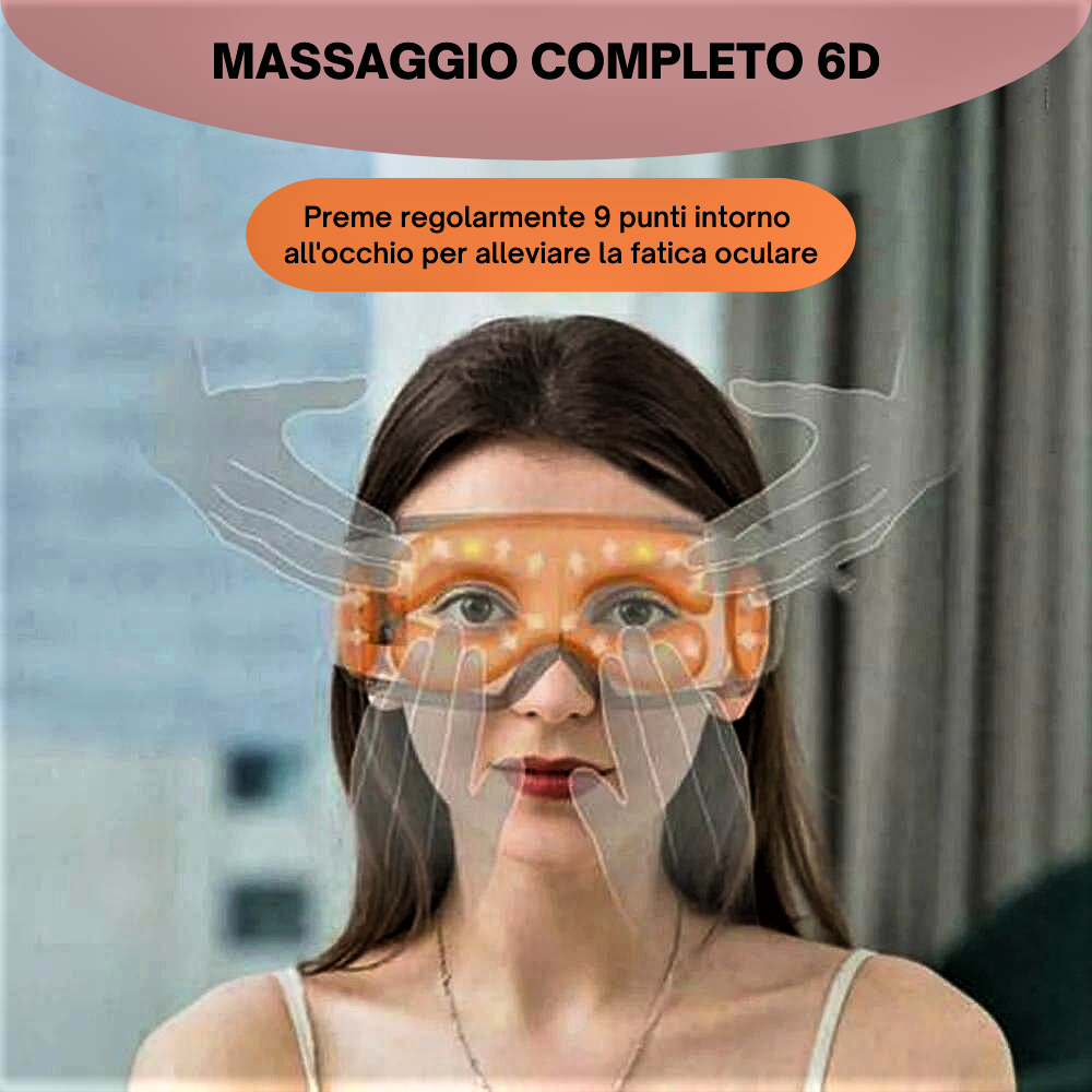 Masajeador de ojos Bluetooth ¡Relájate y bienestar para tus ojos!