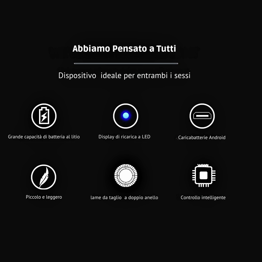 Mini Rasoio Elettrico Portatile La Tua Soluzione di Cura Personale