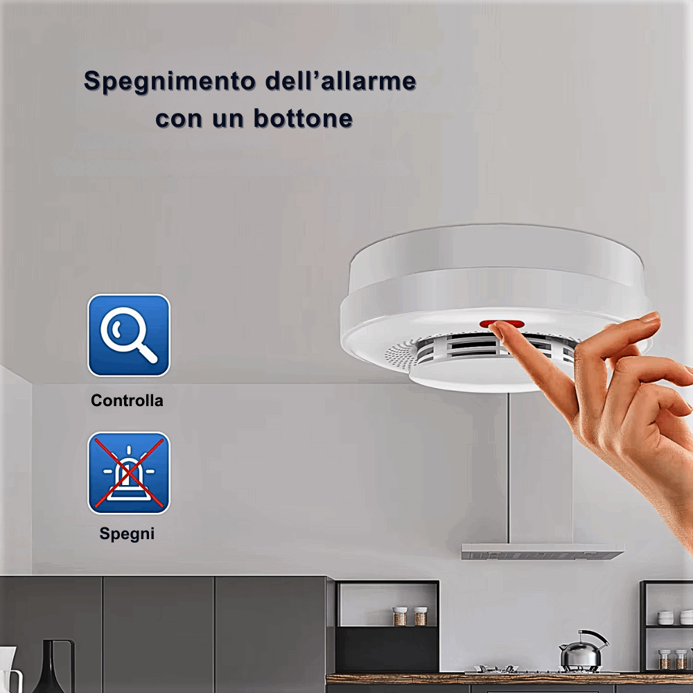 Sensore Antincendio Wireless Protezione Avanzata per la Tua Casa
