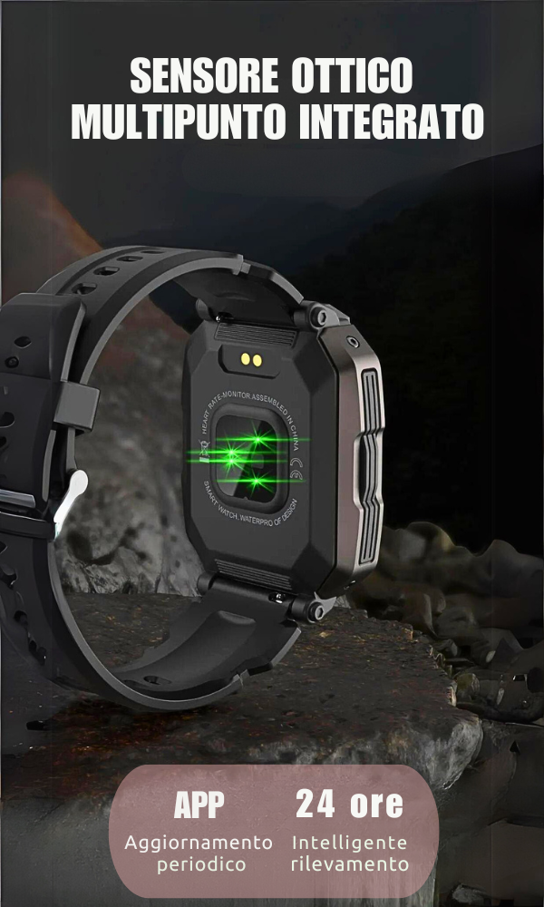 Smartwatch deportivo: resistente al agua hasta 50 m y funciones avanzadas