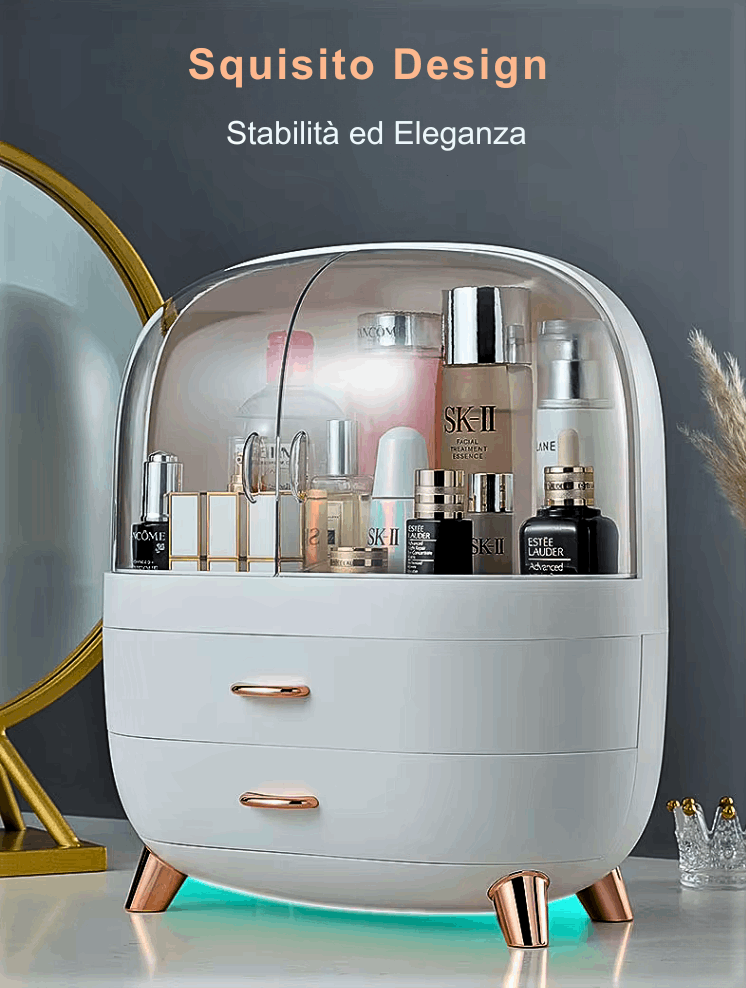 Organizer per Make-Up GlamLuxe: Eleganza e Funzionalità per la Tua Toilette