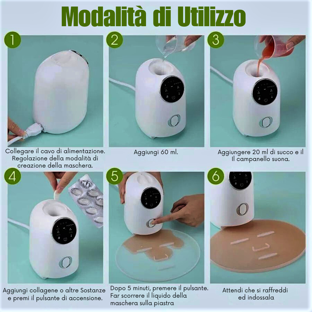 Dispositivo profesional para crear mascarillas faciales