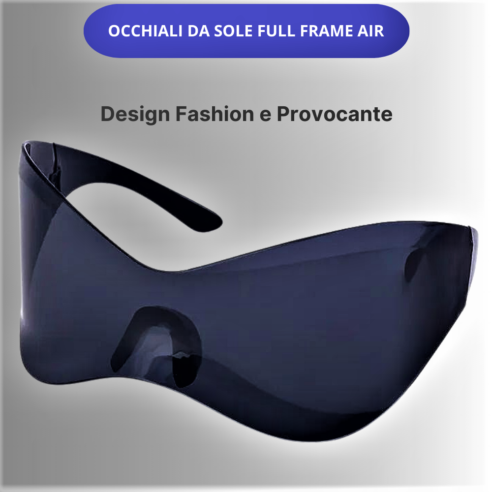 Gafas de sol "Full Frame Air" de estilo punk y de lujo