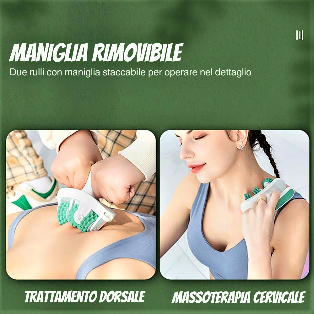 Dispositivo Manuale per Massaggio Muscolare Anticellulite