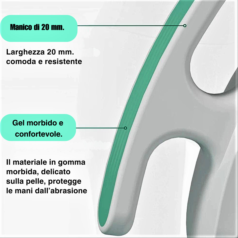 Dispositivo Manuale per Massaggio Muscolare Anticellulite
