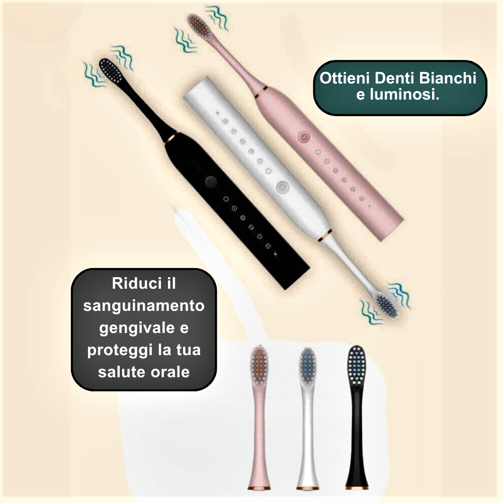 Cepillo de dientes eléctrico sónico ¡La solución innovadora para una sonrisa perfecta!