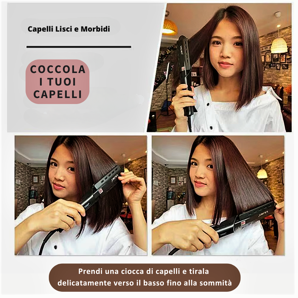 Plancha de vapor para el pelo: tu aliada para un pelo suave y sano