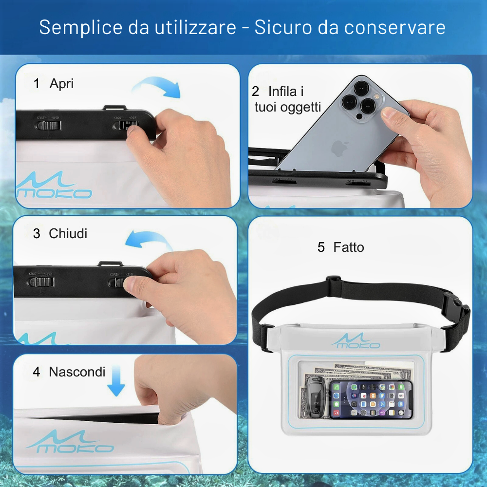 Borsa Sportiva Impermeabile fino a 30 mt