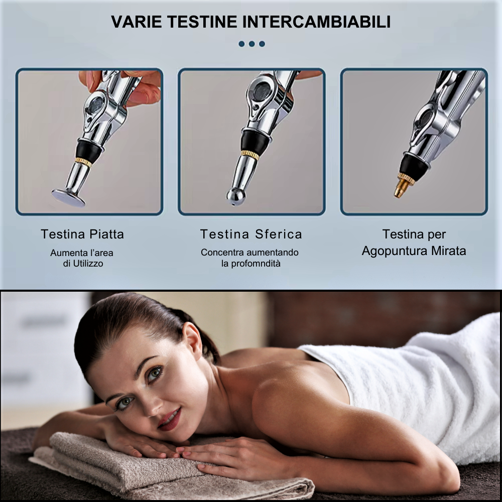 Penna Elettronica per Agopuntura Senza Aghi con EMS Integrata: Benessere e Equilibrio Energetico a Portata di Mano