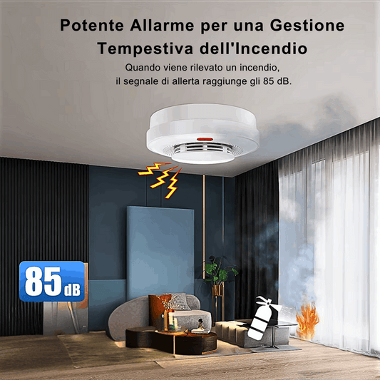 Sensore Antincendio Wireless Protezione Avanzata per la Tua Casa