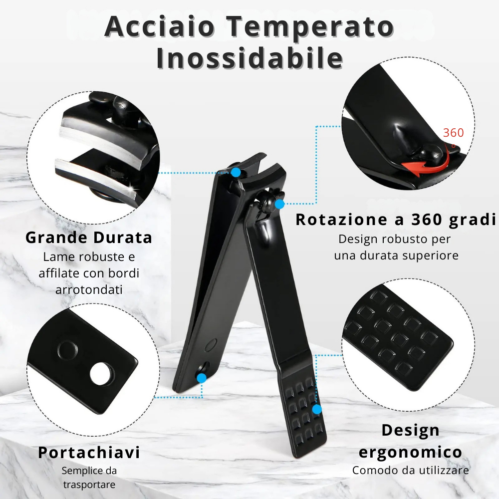 Set di 26 accessori per Manicure, Pedicure e Viso