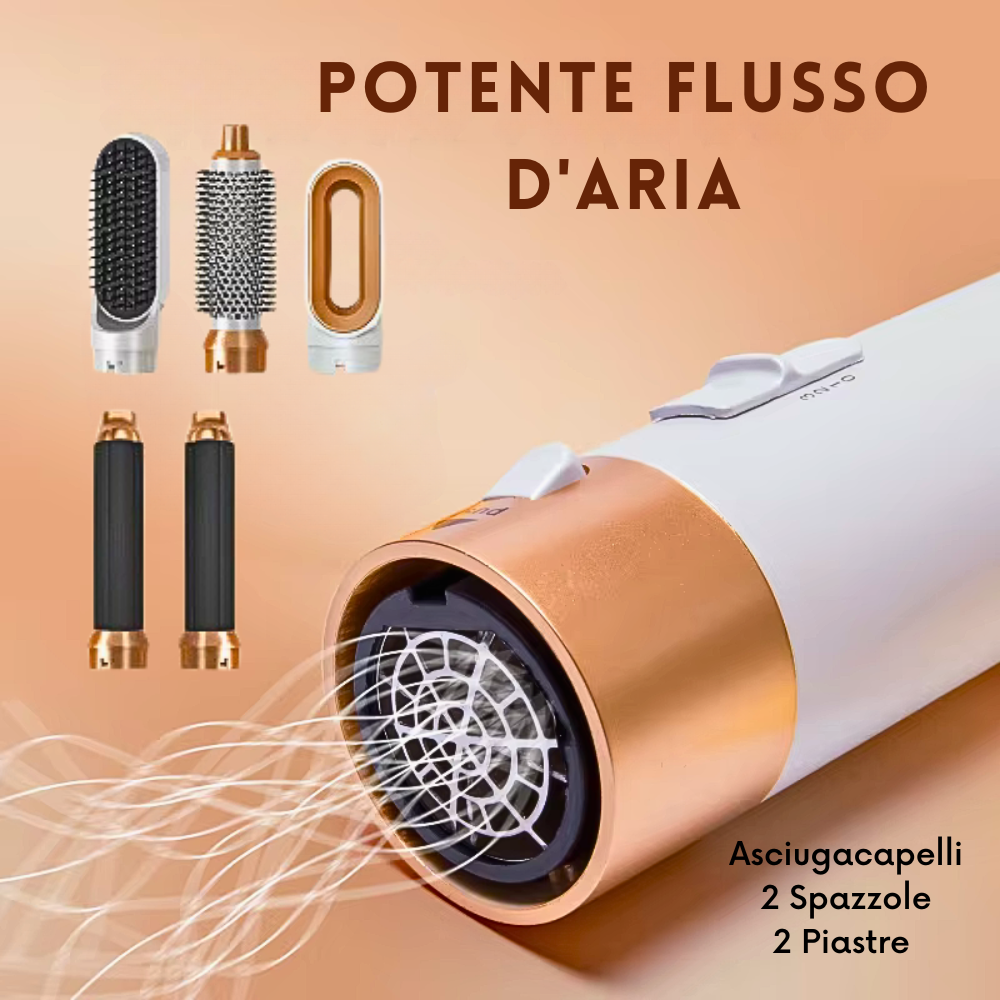 Dispositivo multifunción profesional para peluqueros: 5 funciones en 1 para un cabello perfecto