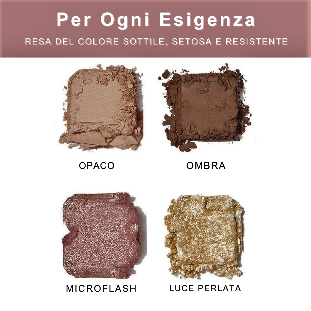 Palette Ombretti 9 Colori – Eleganza Naturale, Luce Sofisticata