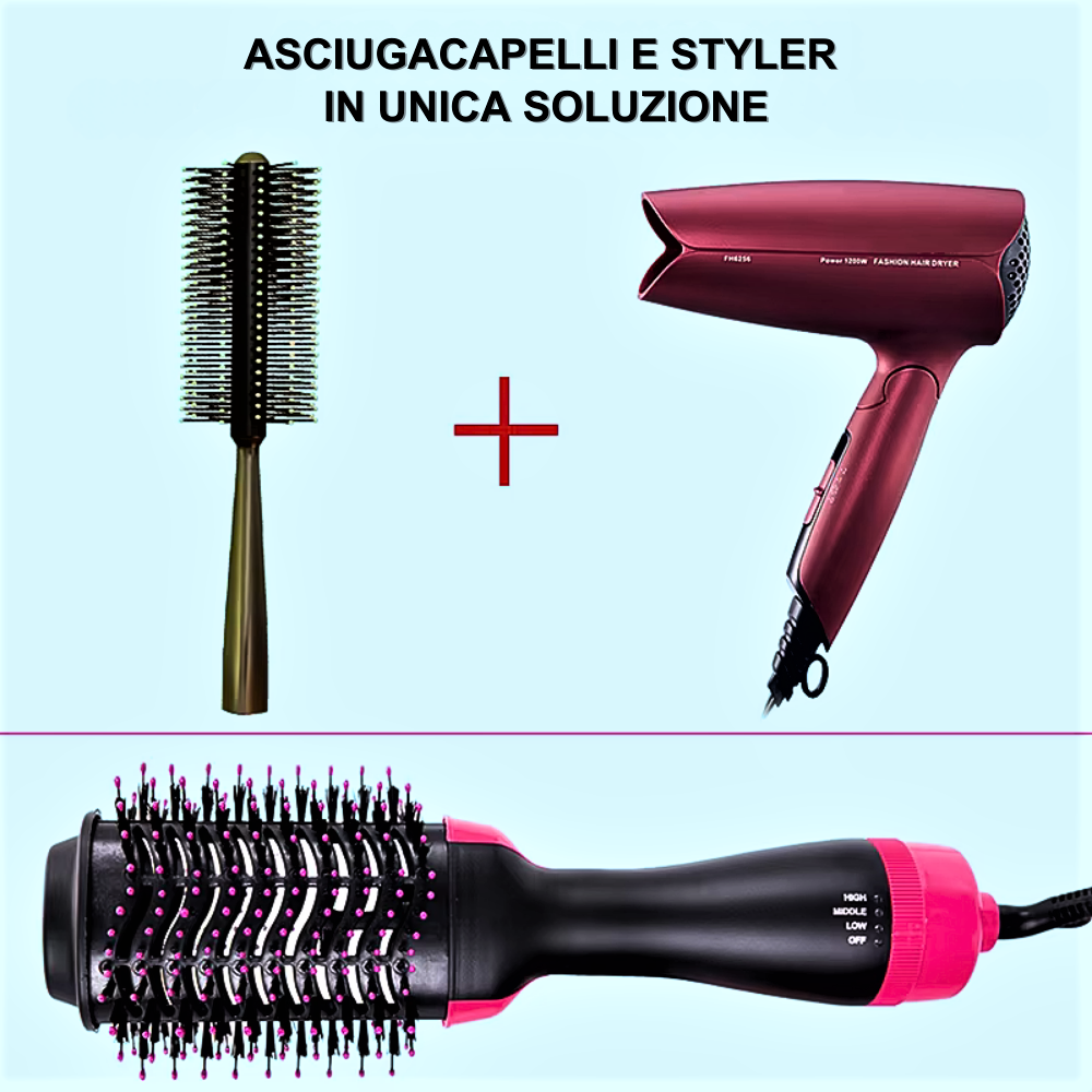 Cepillo de pelo profesional 4 en 1: innovación y tecnología en una sola herramienta