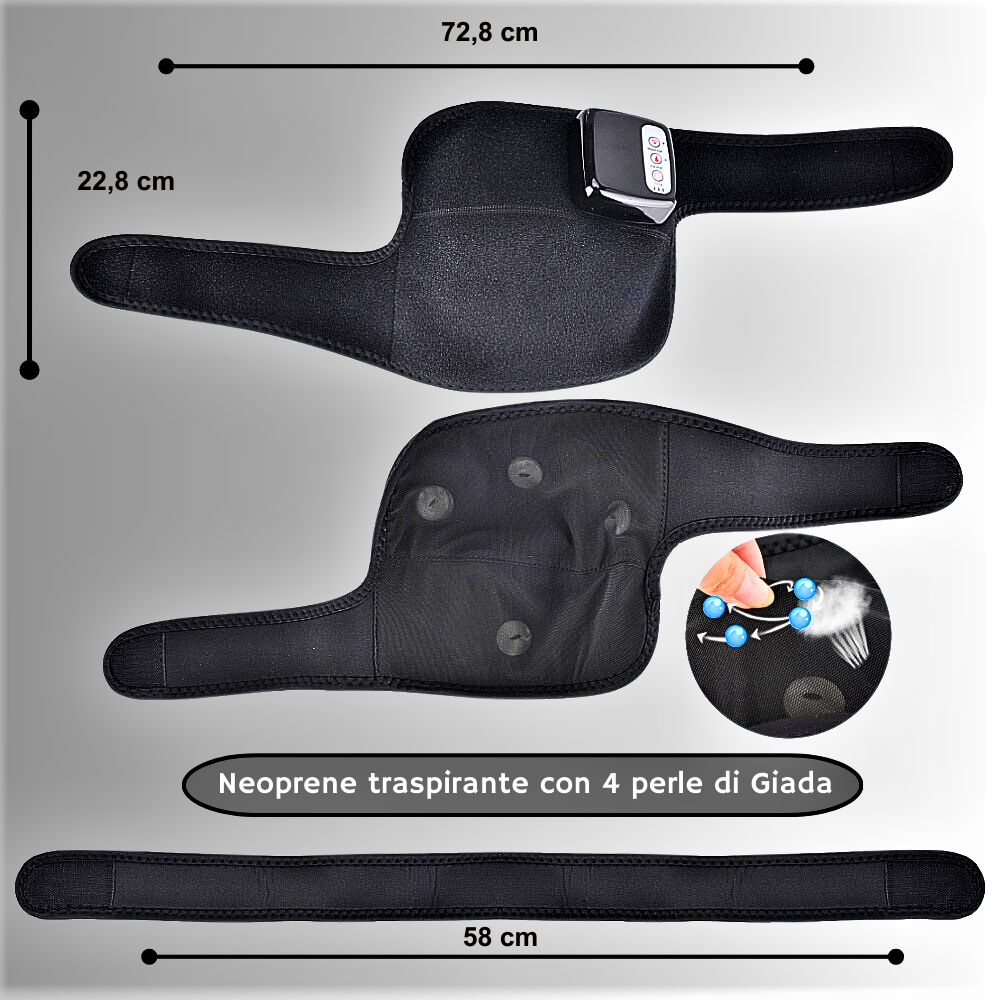 Masajeador vibratorio infrarrojo para el tratamiento del dolor de rodillas, codos y hombros