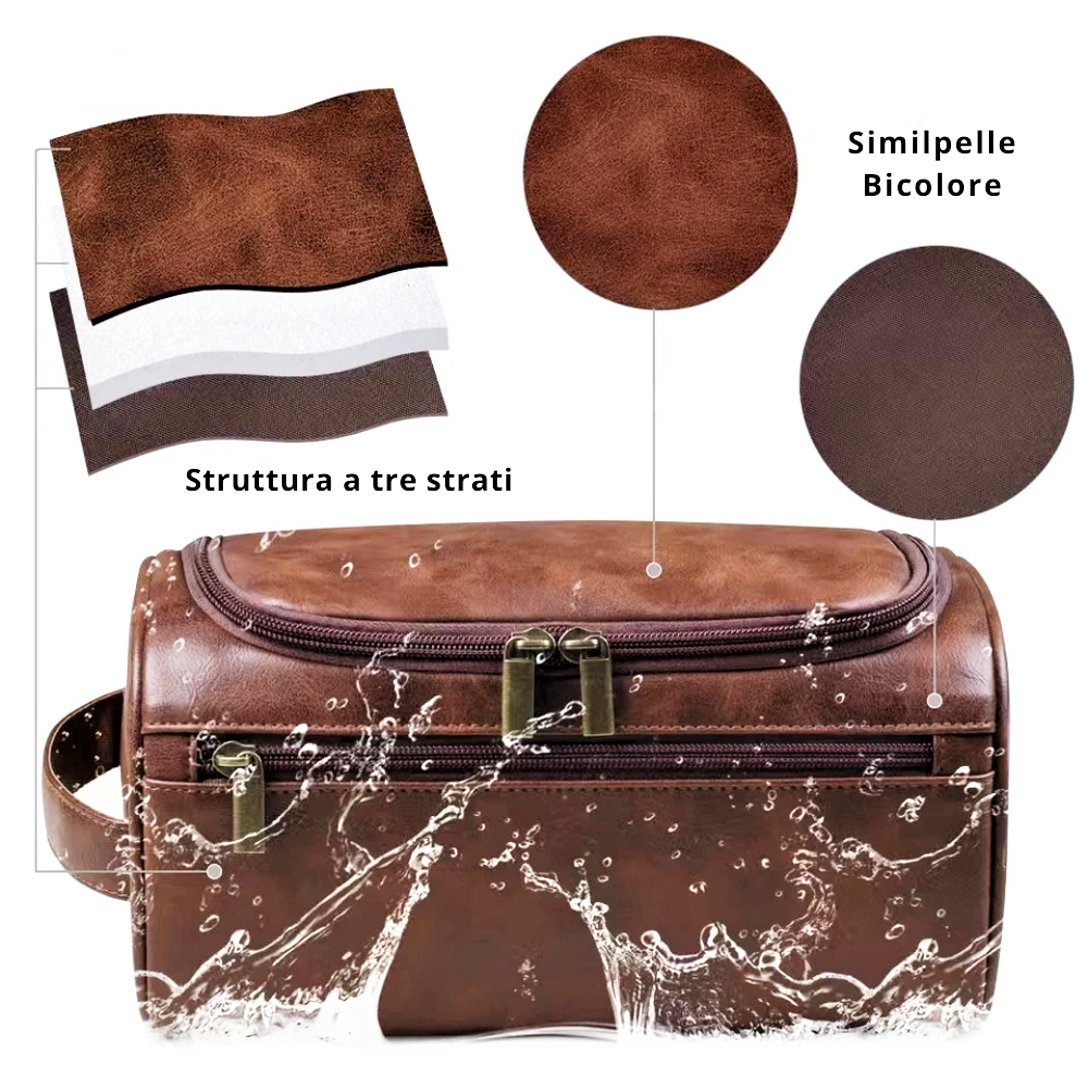 Beauty Case in Similpelle o Cotone Rinforzato