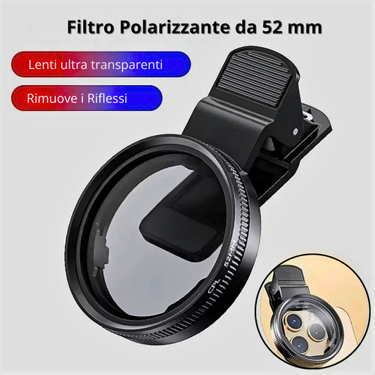 Filtro Polarizzante CPL per Smartphone