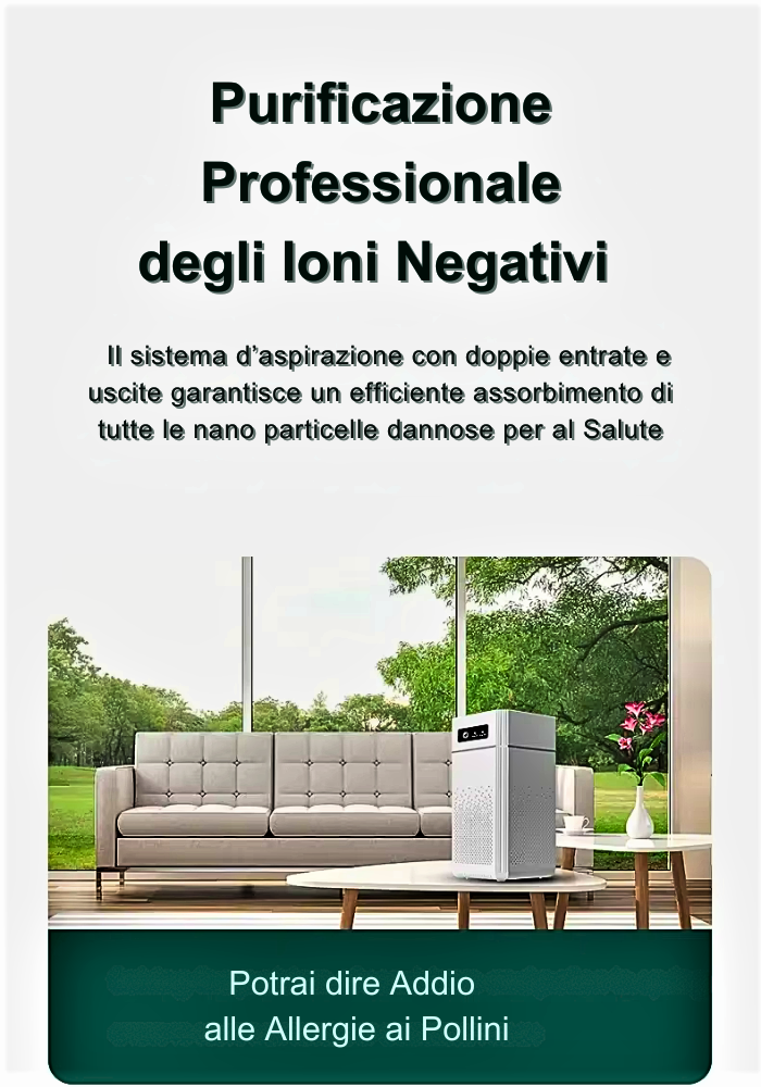Mini purificador de aire inteligente con iones negativos y filtro HEPA H12: potencia, compacidad y aire limpio
