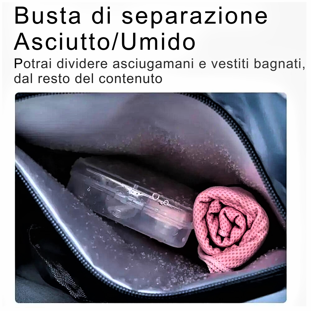 Mochila deportiva de viaje de gran capacidad y organización