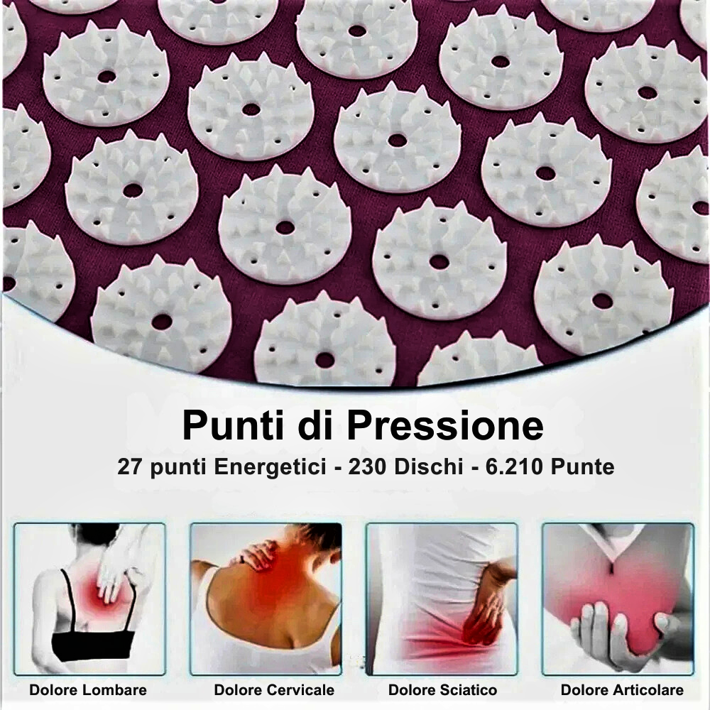 Set de esterilla y cojín de yoga con acupresión: bienestar oriental al alcance de todos
