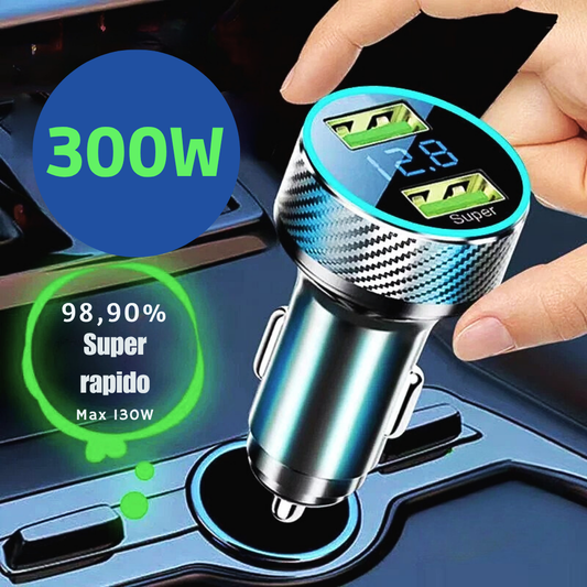 Caricabatterie per Auto Super Veloce 300W