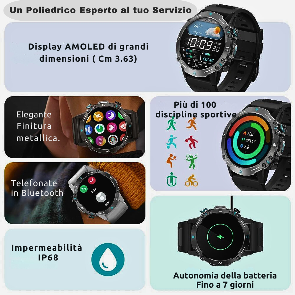 COLMI M42 Smartwatch For an Active and Connected Life in Ultra HD