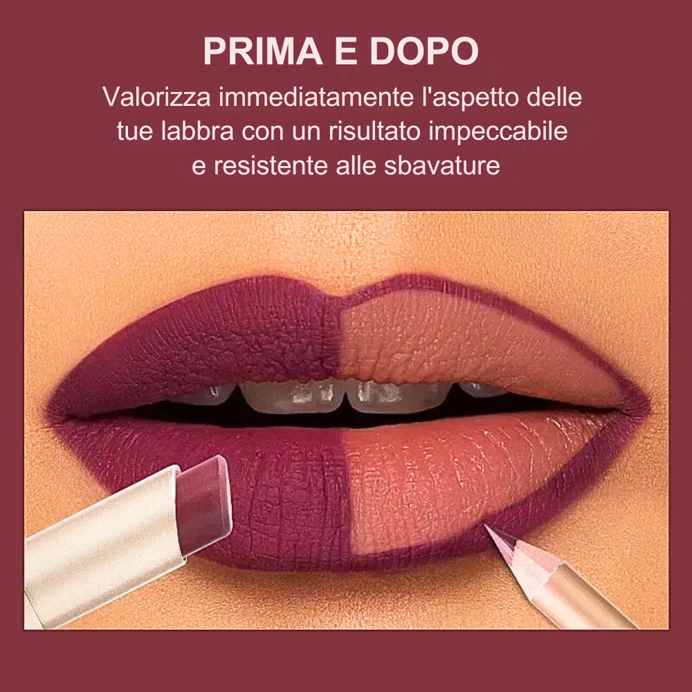 Set Rossetto & Matita per labbra – Eleganza Senza Tempo, Comfort Assoluto