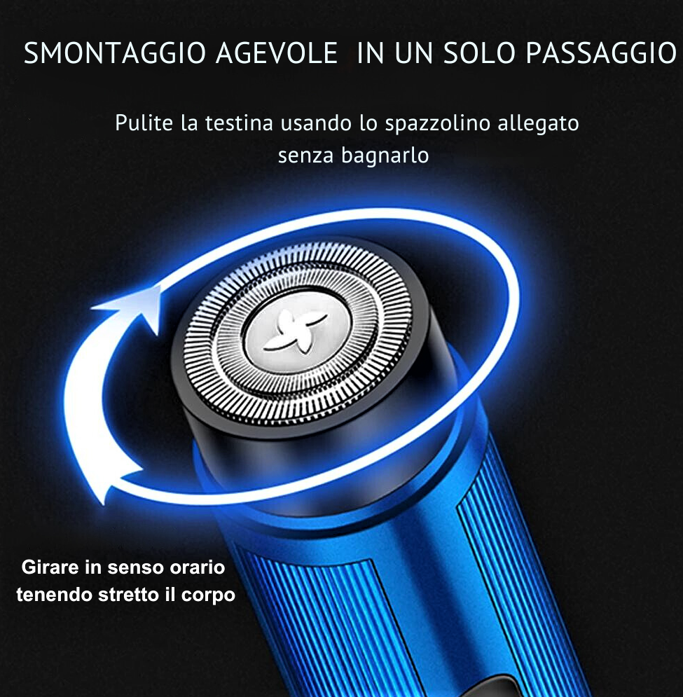 Mini Rasoio Elettrico Portatile La Tua Soluzione di Cura Personale