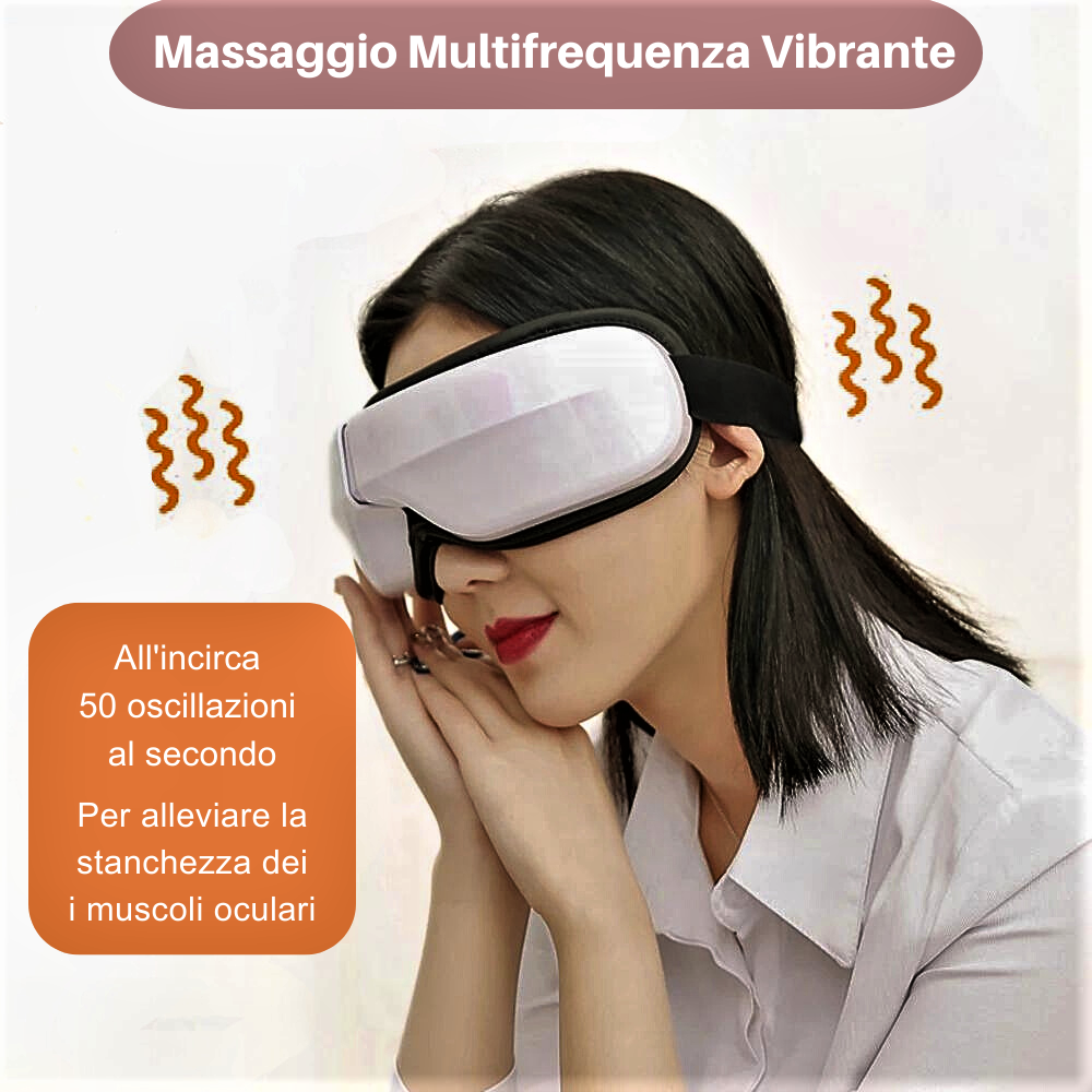 Masajeador de ojos Bluetooth ¡Relájate y bienestar para tus ojos!
