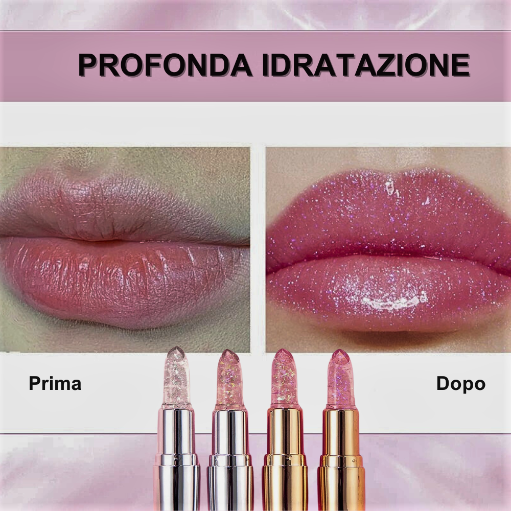 Rossetto Glitterato Magico! Il colore perfetto per Te, sempre diverso!