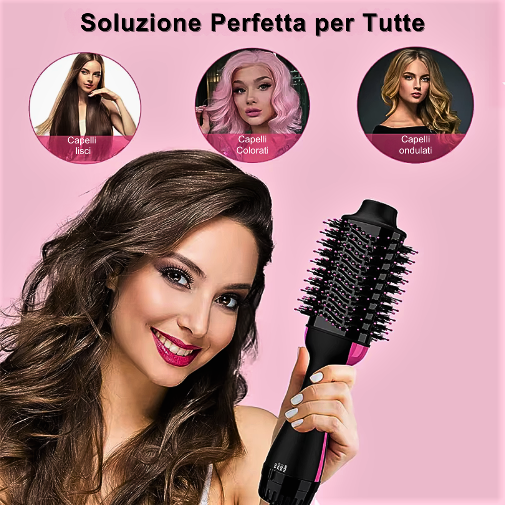 Cepillo de pelo profesional 4 en 1: innovación y tecnología en una sola herramienta