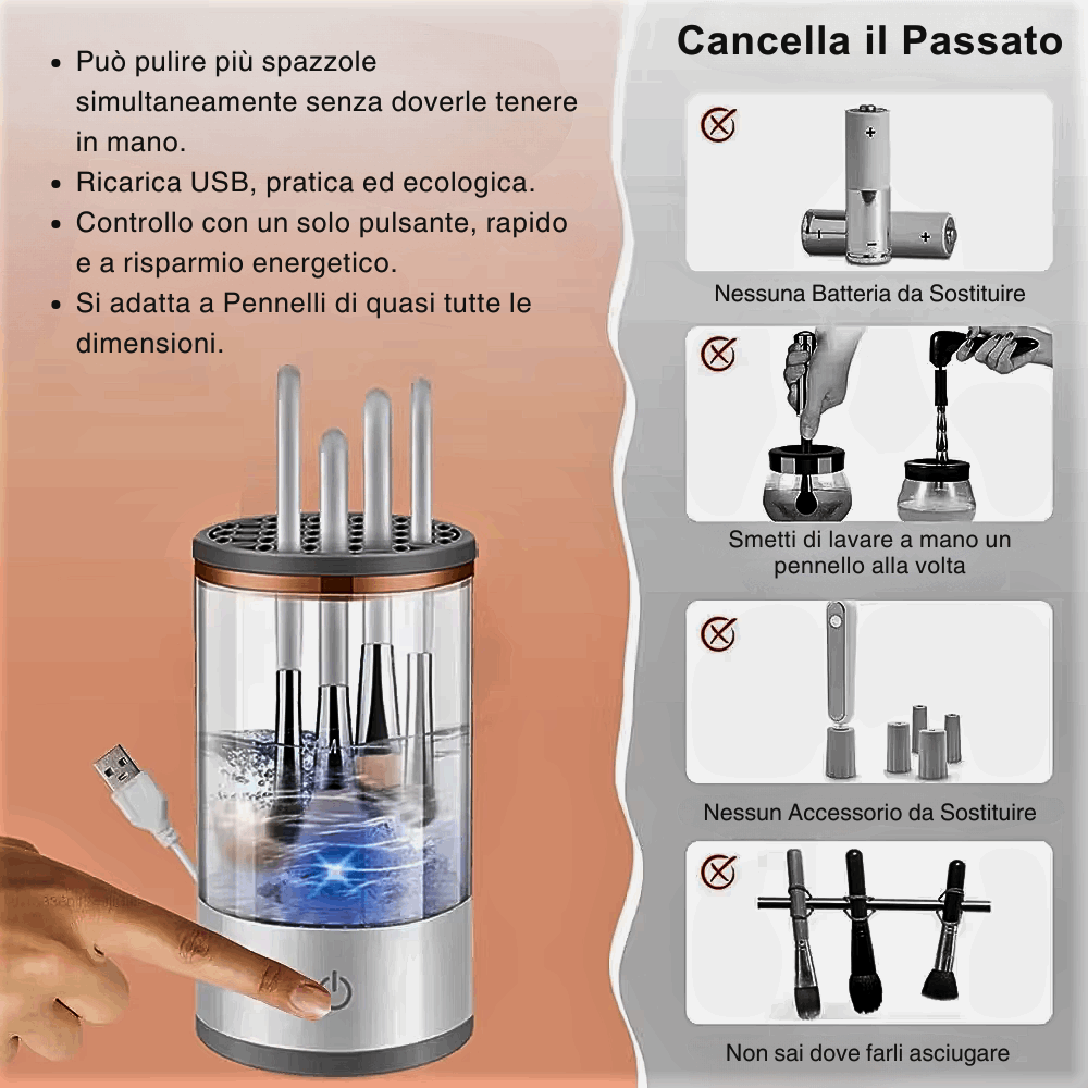 Lavatrice per Pennelli da Make-Up: Pulizia e Cura Professionale