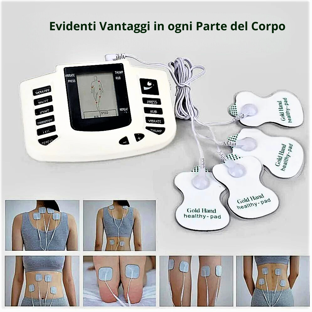 Set Completo di Elettrostimolatore Professionale EMS